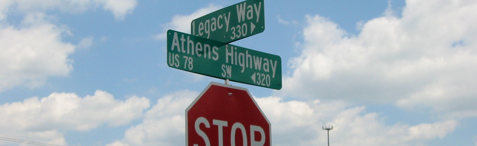 Our street sign